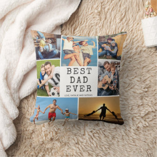 Almofada MELHOR PAI DE TODOS 7 Fotos Cor Personalizada