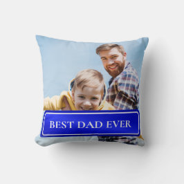 Almofada Melhor Pai de Todos Foto Completa Personalizada Du
