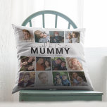 Almofada Melhor Pai do Mundo | Colagem de Fotografias<br><div class="desc">O presente acabou de ser pessoal com o nosso travesseiro de colagem de 12 fotografias. Personalizado apenas para aqueles incríveis pais, pais, pais, papas e pais bônus lá fora. Personalize-o para ler "Melhor Pai do Mundo" e incluir os nomes dos seus amados filhos. Com opções adicionais para mudar estilos de...</div>