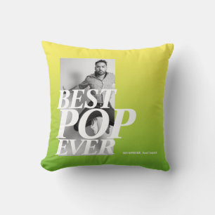 Almofada MELHOR POP NUNCA Dia de os pais engraçado