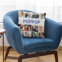 Melhor Poppop do Mundo | Travesseiro decorativo de