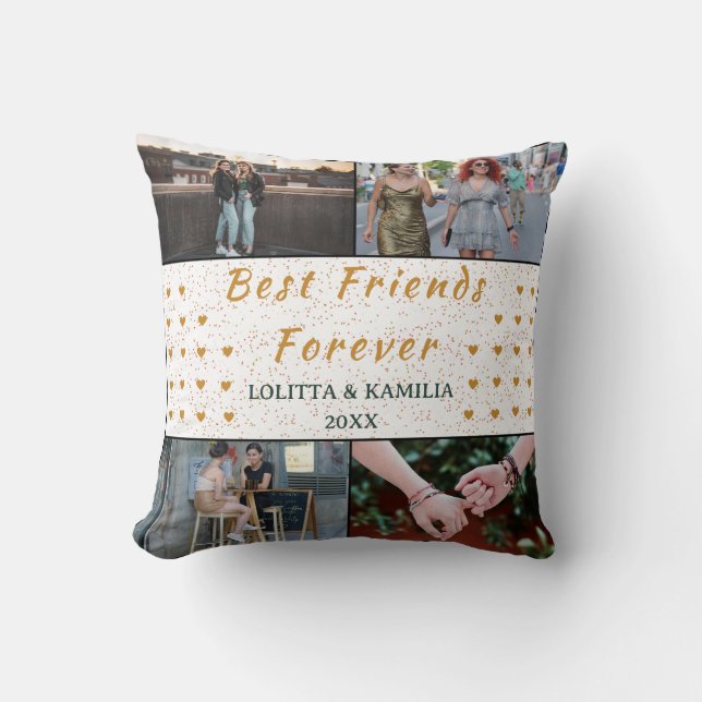 Almofada Melhor Travesseiro de Colagem Personalizada de Fot (Frente)