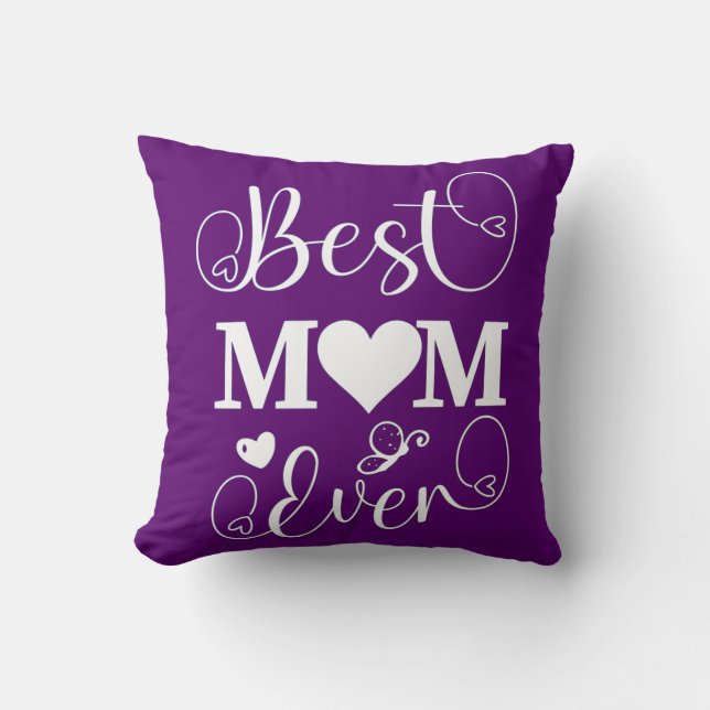 Almofada Melhor Travesseiro decorativo Da Mãe (Frente)