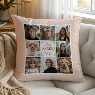 Almofada Melhor Travesseiro decorativo de Colagem de Fotogr