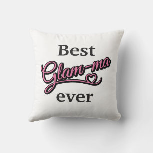 Almofada Melhor Travesseiro Glamma Ever Foto preto/rosa