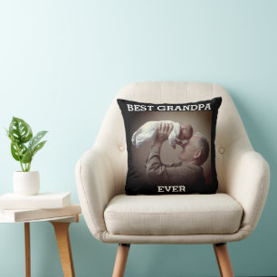 Almofada Melhor Vovô Alguma Vez Personalizada Foto Crie Sua