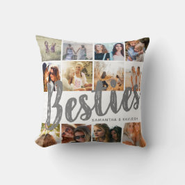 Almofada MELHORES AMIGAS, Colagem de Fotos & Nomes | BFF