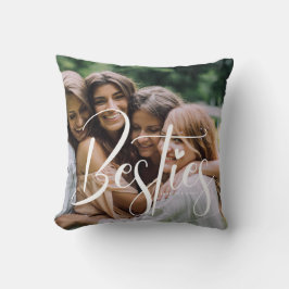 Almofada Melhores Amigas com Caligrafia Branca Personalizad