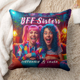 Almofada Melhores Amigas Irmãs Divertidas BFF