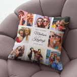 Almofada MELHORES AMIGOS Colagem de Fotos Moderna do Instag<br><div class="desc">Travesseiro de fotos personalizado com seus próprios nomes personalizados em uma grade de colagem de fotos amigável. Presente perfeito para um presente de graduação de manutenção ou uma doce surpresa de aniversário para seu melhor amigo para sempre.</div>