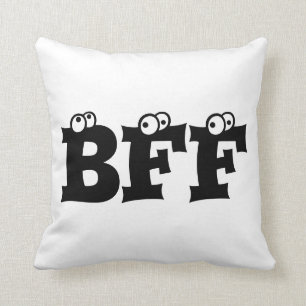 Almofada Melhores amigos de BFF para sempre, travesseiro