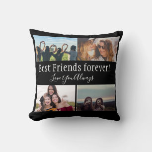 Almofada Melhores Amigos para sempre, BFF, Colagem de Fotog