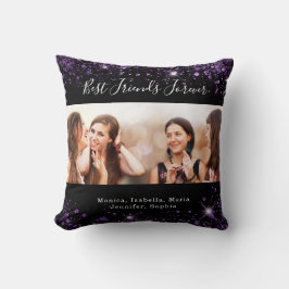 Almofada Melhores amigos para sempre fotografar o brilho ro