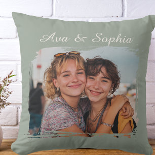 Almofada Melhores Amigos Personalizados Elegantes Foto da