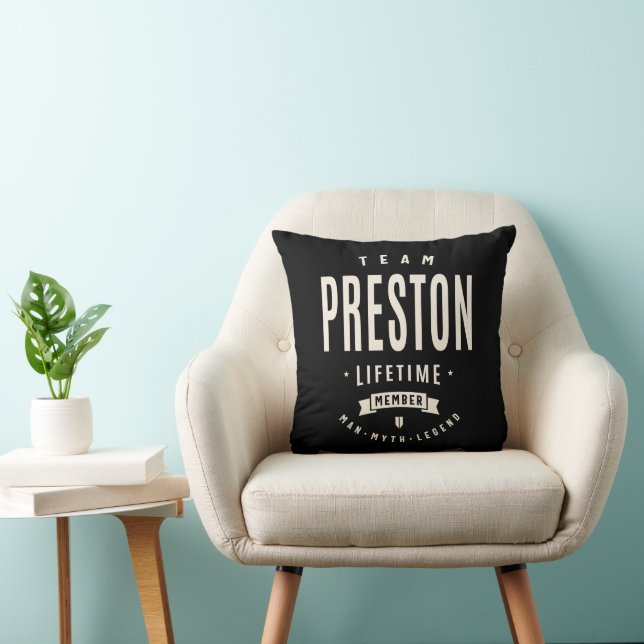 Almofada Membro da Lifetime do Team Preston (Cadeira)