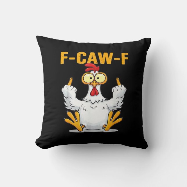 Almofada Meme do Galo de Citação Clássico (Frente)