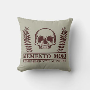 Almofada Memento mori crânio