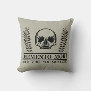 Almofada Memento mori crânio