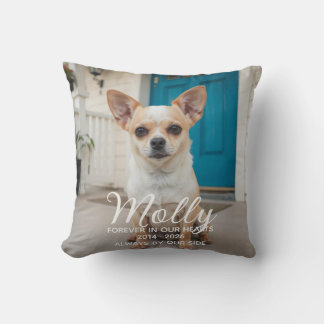 Almofada Memorial de Cachorro Personalizado Perda de Pet 