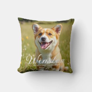 Almofada Memorial de Perda de Animal de Estimação Cachorro