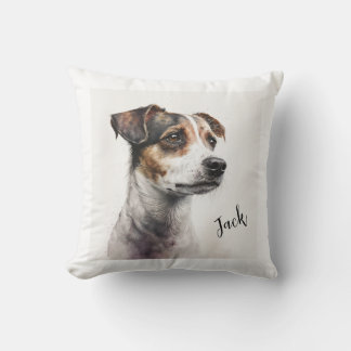 Almofada Memorial do Cachorro Jack Russell Personalizado