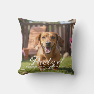 Almofada Memorial Personalizado de Cachorro Perda de Animal