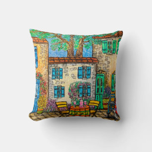 Almofada Memórias do Travesseiro decorativo da Provença