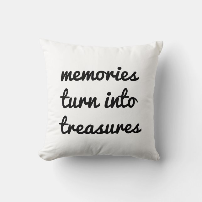 Almofada Memórias Travesseiro decorativo (Frente)