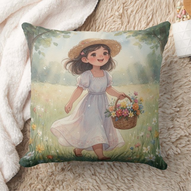 Almofada Menina Caprichosa  (Cobertor)