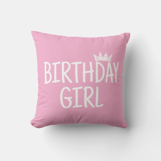 Almofada Menina de Aniversário (Frente)