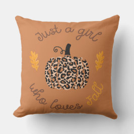 Almofada Menina de outono
