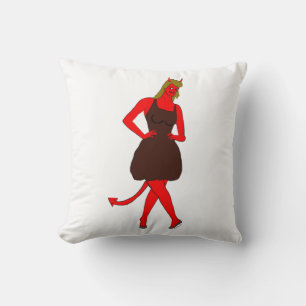 Almofada menina diabólica