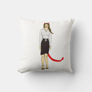 Almofada menina diabólica