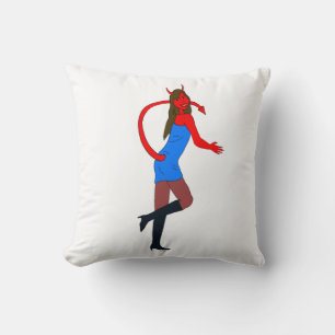 Almofada menina diabólica