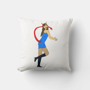 Almofada menina diabólica