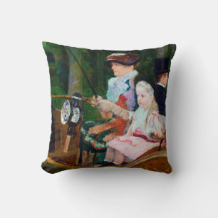 Almofada Menina em uma Carruagem, Mary Cassatt