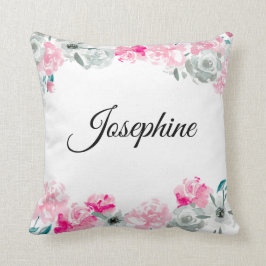 Almofada Menina personalizada| Boho Watercolor