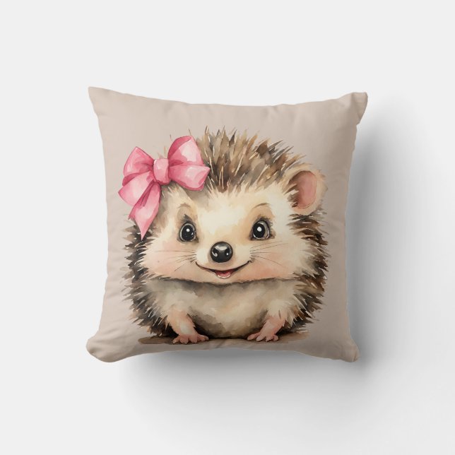 Almofada Meninas de Hedgehog Bonitas (Frente)