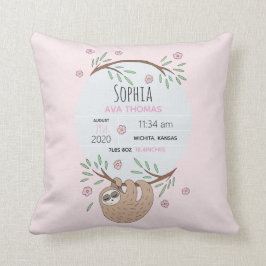 Almofada Meninas Rosa Dormindo Lama De Nascença