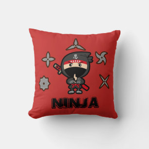 Almofada Menino preto de Ninja