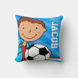Almofada Meninos nomes rapazes futebol futebol travesseiro