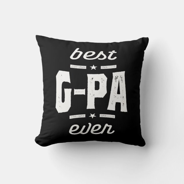 Almofada Mens Best G-Pa Ever Gift Avô Gift (Frente)
