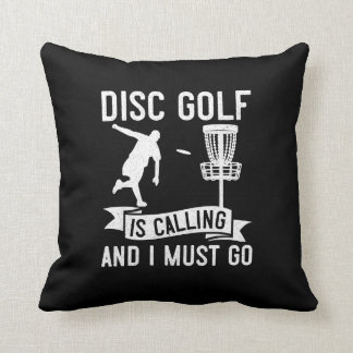 Almofada Mens Disk Golf está chamando Funny Frolf Gift para