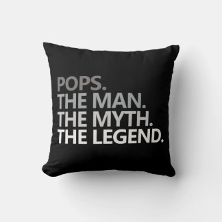 Almofada Mens POP O HOMEM O MITO O Dia de os pais DA LEGEND