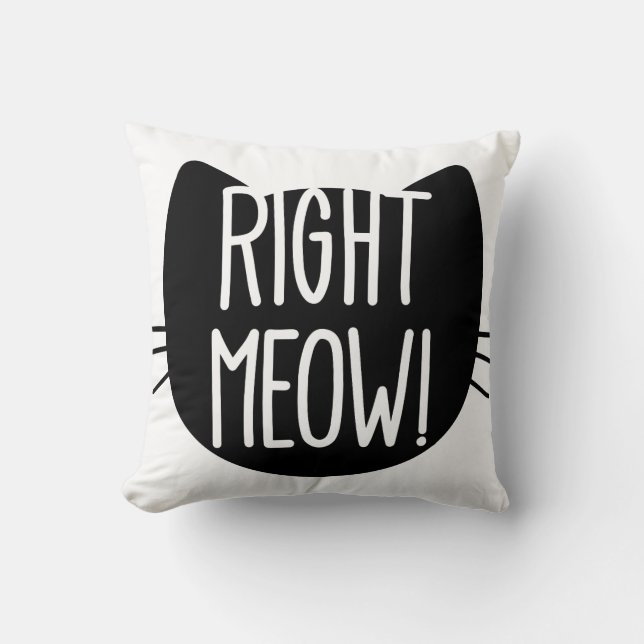 Almofada meow do _right! (Frente)