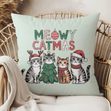 Meowy Catmas Gatos de Natal Fofo - Decoração de Fe