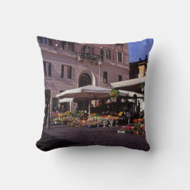 Almofada Mercado de bancas floridas Roma