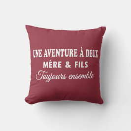 Almofada Mère & Fils French Adventure Typography Tee