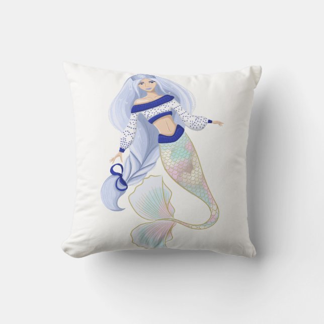 Almofada Mermaid Snow Maiden (Frente)