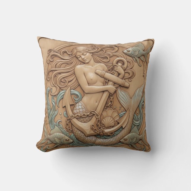 Almofada Mermaid Throw Cushion (Frente)